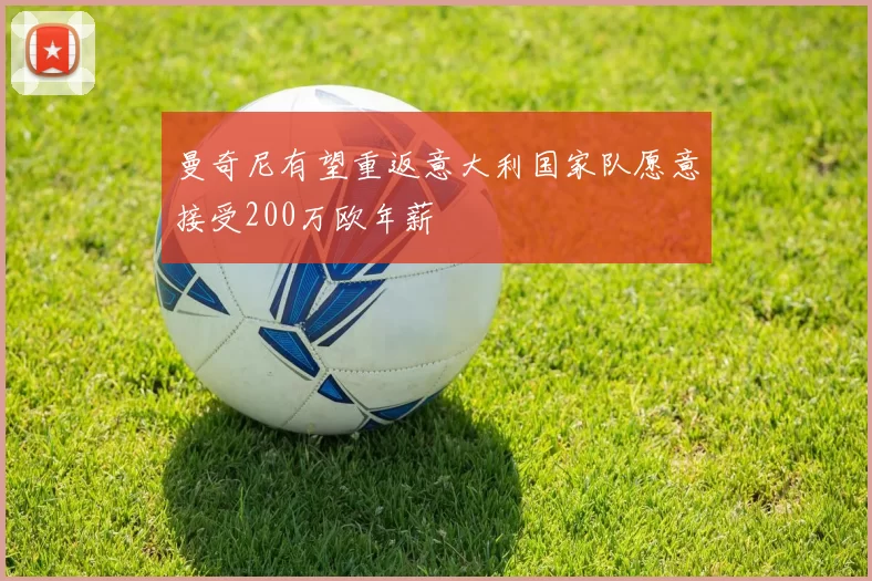 曼奇尼有望重返意大利国家队愿意接受200万欧年薪