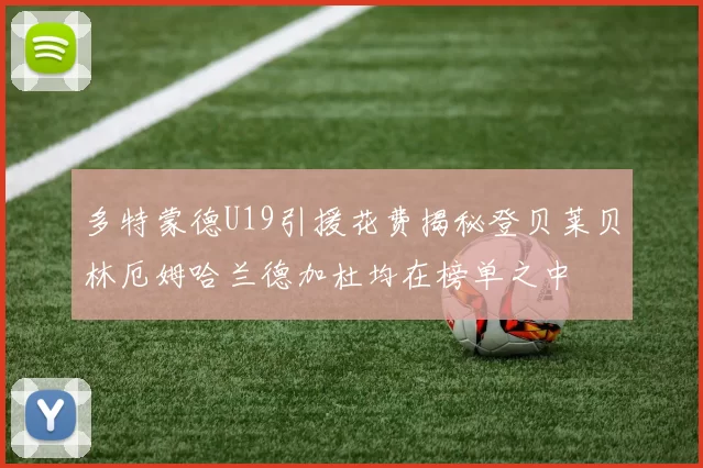 多特蒙德U19引援花费揭秘登贝莱贝林厄姆哈兰德加杜均在榜单之中